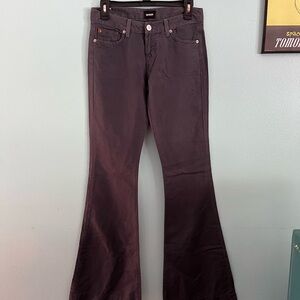 Dark gray flared HudsonJeans